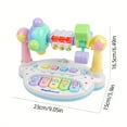 thumbnail image 4 of KEINXS Musical Piano Keyboard Toys  Light Up Sound Musical Toy  Rhythm Game & Song Play Activity Learning Toy, 4 of 7