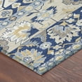 thumbnail image 3 of Addison Rugs Chantille Indoor/Outdoor Traditional Navy Machine Washable Rectangle Rug, 5' x 7'6", 3 of 8