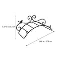thumbnail image 2 of HORIALENCE 2Pcs Black Garden Hose Holder Rack Wall Mounted with Cold Resistant and Sun Proof Features, 2 of 8