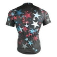 thumbnail image 4 of joogoo Stars Pattern Men's Cycling Jerseys Mountain Bike Short Sleeve Tops 2XL, 4 of 7