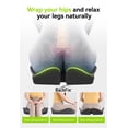 thumbnail image 6 of BackFix – Extra Large Wide Support Car Seat Cushion – Pressure Relief Hip, Lumbar, Tailbone, Sciatica. Adaptive Contour Memory Foam. Cooling Tech Car-Truck-Office Seat, Black, 6 of 6