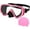 Bicolor Pink, variant on Kids Snorkel Gear Diving Mask Anti-Fog and Anti-Leak Swim Goggles Snorkeling Glasses Durable Tempered Glass Mask for Children 4 - 17 Age