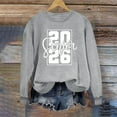 thumbnail image 2 of Uootdi Senior Class of 2026 Graduation Sweatshirt for Women Oversized Crewneck Long Sleeve Shirt Pullover Teen Clothes Gift Loo se Pullover Tops, 2 of 5