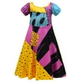 thumbnail image 2 of Sally Dress Toddler Girls Cosplay Christmas Short Sleeves Dress Up Baby Kids For 5-12Y, 2 of 6