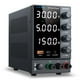 thumbnail image 1 of Fuente de alimentación DC WANPTEK POWER Bench 0-30 V 0-5 A con USB y tipo C, 1 of 9