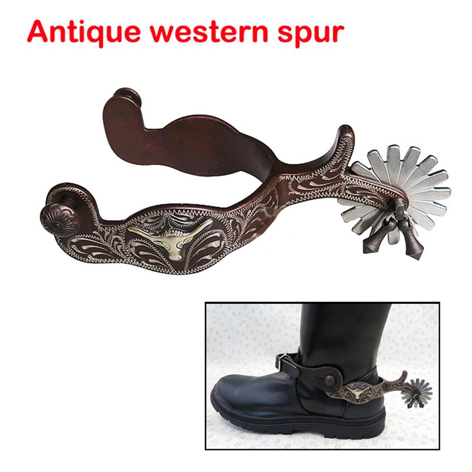 Wswqop 2x Horse , Anti-Rust Western Style for Competition Equipment , Brown