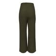 thumbnail image 6 of Womens Ribbed Knit Lounge Pants High Waist Casual Elastic Loose Wide Leg Pants 2025 Winter Comfy Jogger Trousers, 6 of 8