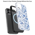 thumbnail image 3 of Funda para iPhone 12 Mini Blue Wildflower con MagSafe de bemal, 3 of 8
