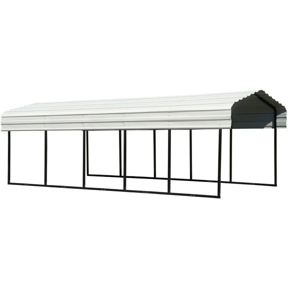 Arrow 10 x 24 x 7 ft Eggshell Carport
