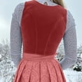 thumbnail image 7 of Women's Traditional Bavarian Dirndl Dress Oktoberfest Cosplay for Themed Parties, 7 of 7