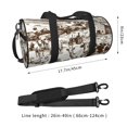 thumbnail image 2 of Pofeuu Farm Animals Print Travel Duffel Bag,Sports Tote Gym Bag,Shoulder Weekender Overnight Bag for Women Gym Bag, 2 of 6
