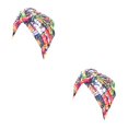 thumbnail image 4 of Guardurnaity Estilos bohemios Envolturas para la cabeza para mujeres Gorros de punto en forma de V Gorro plisado Skullcap Sombreros de moda Swirl Type7 NO7, 4 of 6