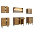 thumbnail image 3 of Cocina Integral Completa Madesa Emilly Smile 233cm Marrón, 3 of 8