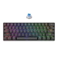 thumbnail image 2 of Teclado Mecánico de 61 Teclas, Teclado Intercambiable en Caliente, Luz Mixta, Accesorios de Oficina, Teclado para Juegos, Eje Cian Negro, 2 of 5