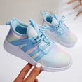 thumbnail image 6 of GYMEPIC Girls Gradient Fashion Sneakers Breathable Lightweight Lace-up Running Walking Shoes for Toddler, 6 of 7