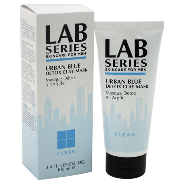 Máscara Lab Series Lab Series Urban Blue Detox Clay Mask Clean Máscara Caballero 3.4oz