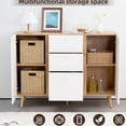 thumbnail image 5 of 47.24" Buffet Cabinet with 3 Drawers for Seasonal Item Storage in Dining Room, 5 of 6