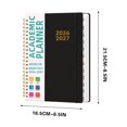 thumbnail image 2 of Planner 2026-2027, Jul 2026-Jun 2027 Monthly & Weekly Calendar Book, 6.5" x 8.5", Hardcover Academic Calendar with Tabs, Teacher Student Agenda Book for School Office Supplies, 2 of 7
