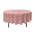 thumbnail image 1 of LA Linen TCpop90R-RoseP79 Nappe en Popeline de Polyester Rose Poussiéreuse - 90 Po. Ronde, 1 of 3