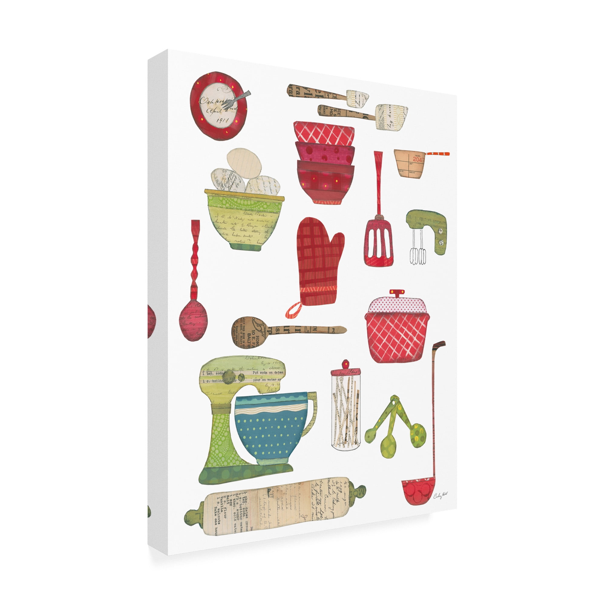 Trademark Fine Art 'Cool Kitchen III' Canvas Art by Courtney Prahl