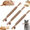 thumbnail image 1 of LAICAIW Nuna Pets Cat Chew Stick, Nunapets Cat Chew Toy, Nunapets Natural Silvervine Stick Cat Chew Toy, Nunapets Sticks for Cats (3pcs), 1 of 7
