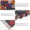 thumbnail image 5 of FORMRS Womens Scarf Winter Soft Long Big Warm Shawls Wrap Tassel Scarves, Purple Flowers, 5 of 9