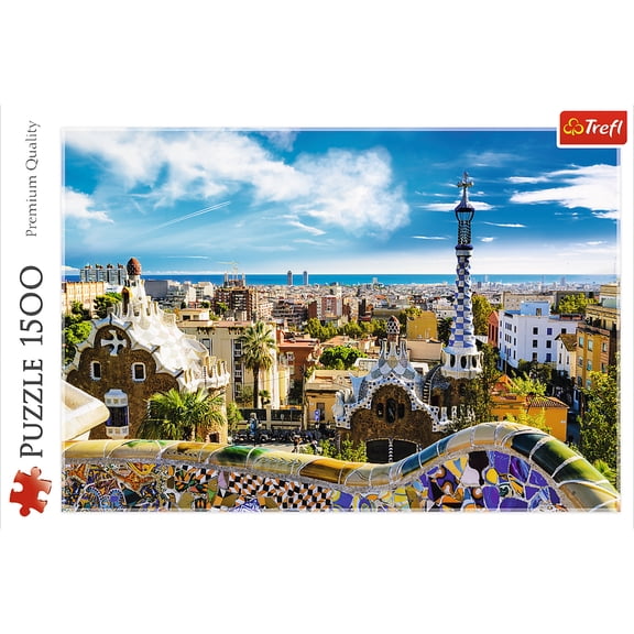 Trefl 1500 Piece Jigsaw Puzzle Park Güell, Barcelona, Spain