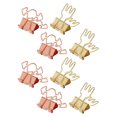 thumbnail image 1 of Paper Binder Clips, Office Binder Clips Metal Material Strong Clamping Force Versatile Arrows Fork Shape 100pcs Sturdy  For Certificates For Student, 1 of 8