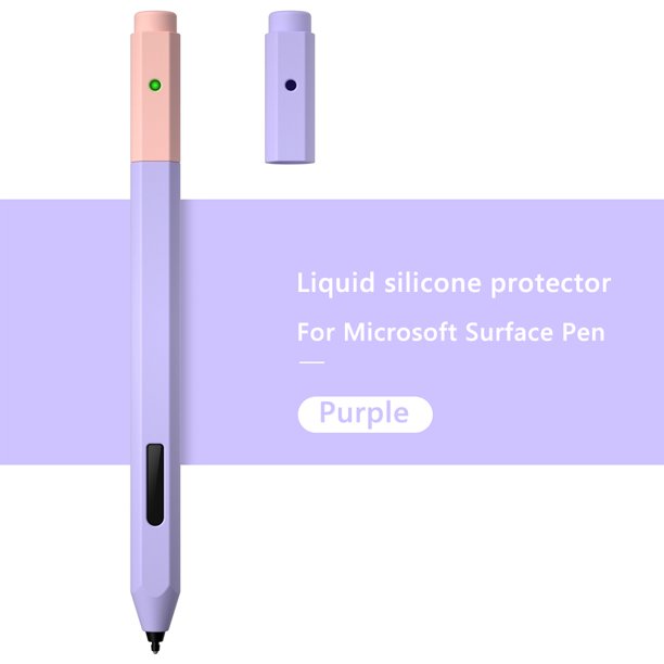 Protector De Lápiz Para Tableta Stylus Funda Protectora Antideslizante A Prueba De Sudor Tablet Pen Protector (Púrpura)