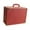 Red, variant on Dualoai Hairstylist Barber Tools Storage Box Organizer Large Capacity Convenient Sturdy with Code Lock for Beauty Salon Makeup Artist Brown