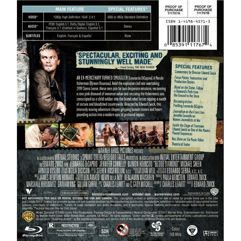 その他 Blood Diamond [Blu-ray] [Import] Blood Diamond [Blu-ray] - Walmart.com
