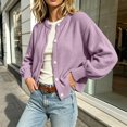 thumbnail image 5 of GEWSEY Cardigan Sweaters for Women Lightweight Knit Sweater Womens Long Sleeve Button Down Oversized Open Front Casual Fashion Cardigans (Purple, XL), 5 of 6
