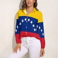 thumbnail image 3 of Venezuela Flag Long Sleeve Blouse Woman Streetwear Casual Shirts Summer Oversize Woman Streetwear Clothing Birthday Present, 3 of 7
