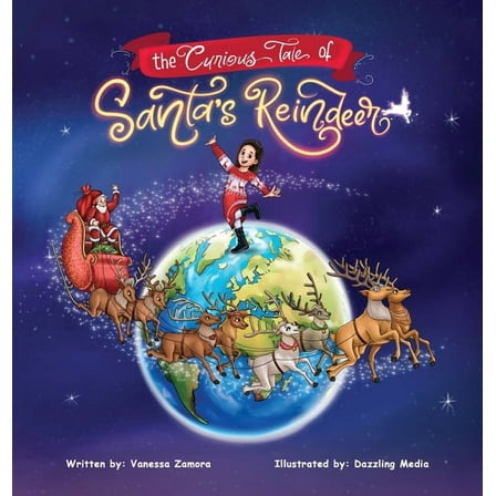 The Curious Tale of Santa's Reindeer, (Hardcover)