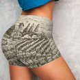 thumbnail image 4 of Lsque Vineyard Landscape Pattern High Waisted Biker Shorts for Women-Tummy Control Fitness Athletic Workout Running Yoga Gym Shorts,Moisture-Wicking-Large, 4 of 9
