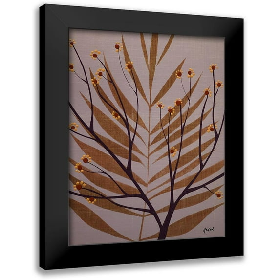 Hafod, Danielle 15x18 Black Modern Framed Museum Art Print Titled - Frond 2