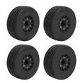 thumbnail image 4 of Pneus de Camion de Course Courte Rc Pneus de Camion de Course Courte Rc Fort Amorti Roue de Camion de Course Courte 1/10 Rc avec Adaptateur Hexagonal pour ARRMA Noir, 4 of 8