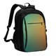 thumbnail image 1 of Disketp Orange To Teal Gradient Mochila de Viaje Estampada para Laptop con Puerto de Carga USB, Mochila Impermeable para Computadora – Regalo para Hombres y Mujeres, 1 of 7