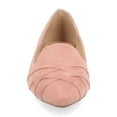 thumbnail image 5 of Journee Womens Mindee Slip On Pointed Toe Loafer Dress Flats, Widths Available, 5 of 10