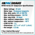 thumbnail image 4 of Pacbrake HP10142 12V HP325 Series Air Compressor For Universal Air Tanks, 4 of 4