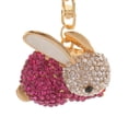 thumbnail image 4 of Charm Rabbit Crystal Rhinestone Coche Colgante Mujeres Monedero Lvero Lvero BLESIY Llavero, 4 of 7