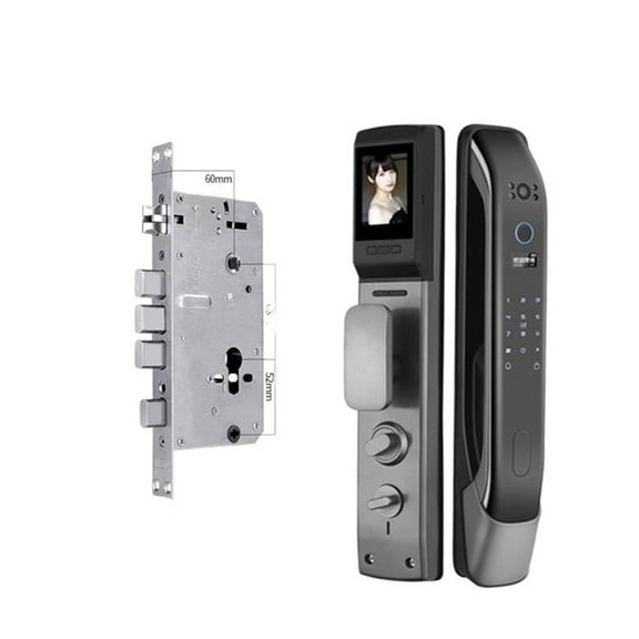 Digital Password Electronic Locks APP Remote Control Unlock Automatic Finrprint Smart Door Lock With Camera ,More Secure