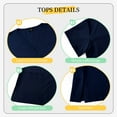 thumbnail image 2 of Nurse Scrub for Women Set V-Neck Top & Jogger Scrub Pants Medical Uniform Scrubs Suit for Women, 2 of 6