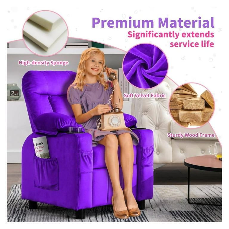 Kids purple recliner sale