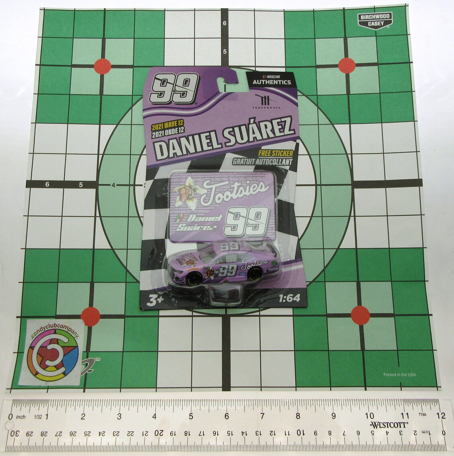 Daniel Suarez ~ Tootsies Car ~ NASCAR Authentics ~ Die Cast 1:64 Scale