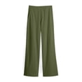 thumbnail image 6 of Linen Pants Women Casual Loose Drawstring Pants Wide Leg High Waist Trousers Boho Beach Lounge Pants Pockets Ladies Comfy Plus Size Trendy Outfits Lightweight Cute Fashion Dressy Clothes, 6 of 8