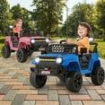 thumbnail image 2 of Gymax 12V Kids Ride on Truck Car Battery Powered Toddler Electric Vehicle w/ 3 Speeds Blue, 2 of 10