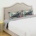 thumbnail image 3 of Yayeee Pillowcase King Size Set of 2 Satin Wrinkle Resistant Pillow Case, Evening Mountain Road, 3 of 7