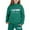F01-Green, variant on FYDUU Kids Boys Girls Athletic Sweatsuits Sets Long Sleeve Letter Print Lightweight Hoodie Sweatshirts And Jogger Sweatpants Set Children Outfits Fashion Clothing