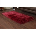 thumbnail image 3 of Alfombra De Oveja Artificial Cojín De Asiento Casero De Ventana De Flotador Mullido Vino rojo Macarena Alfombra de piel de oveja artificial, 3 of 8